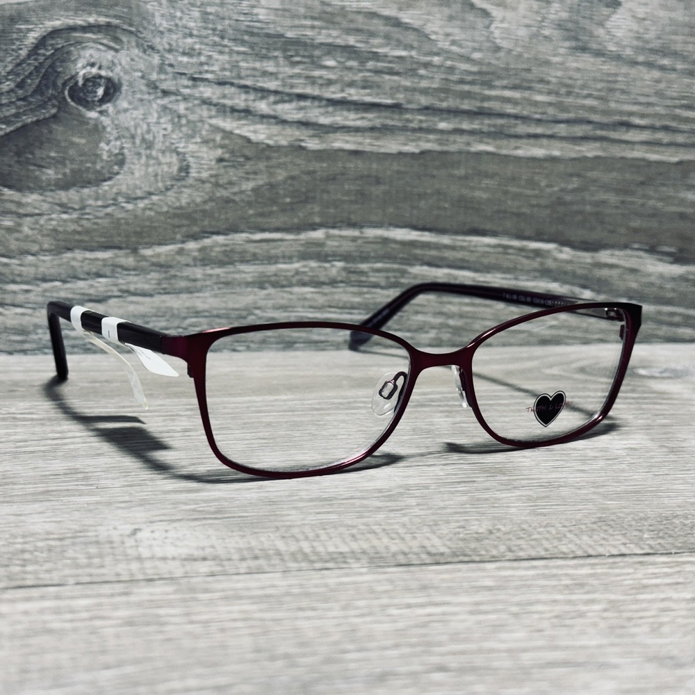 Truth & Love T & L 06 COL 80 Eyeglass Frames Womens 53-16-135 Red Heart